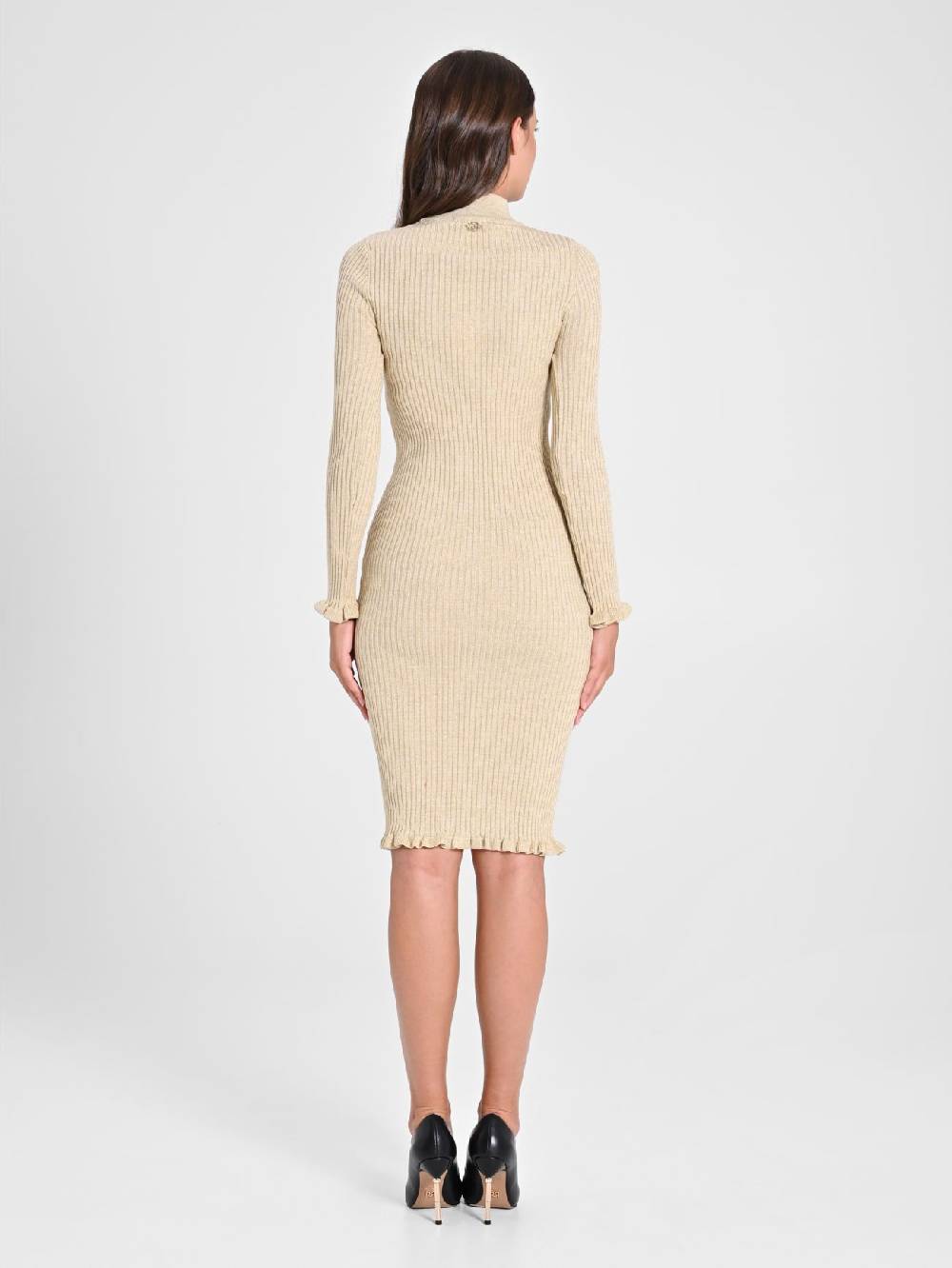 Rinascimento Abito Oro Lurex in Maglia Hotsell