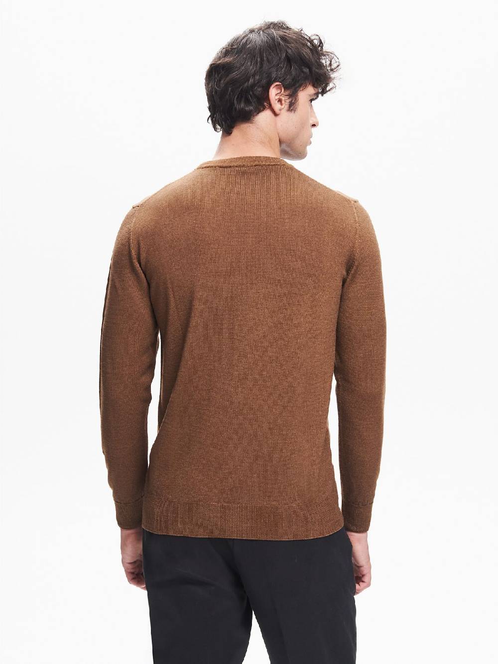 Rinascimento Maglia Girocollo Uomo Costine nel Giromanica QB24 Vendita Calda