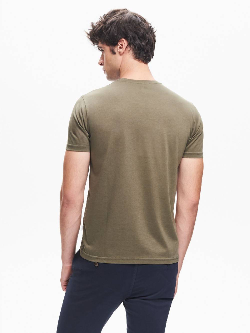 Rinascimento T-shirt Girocollo Uomo Taschino a Filetto QB24 Italia