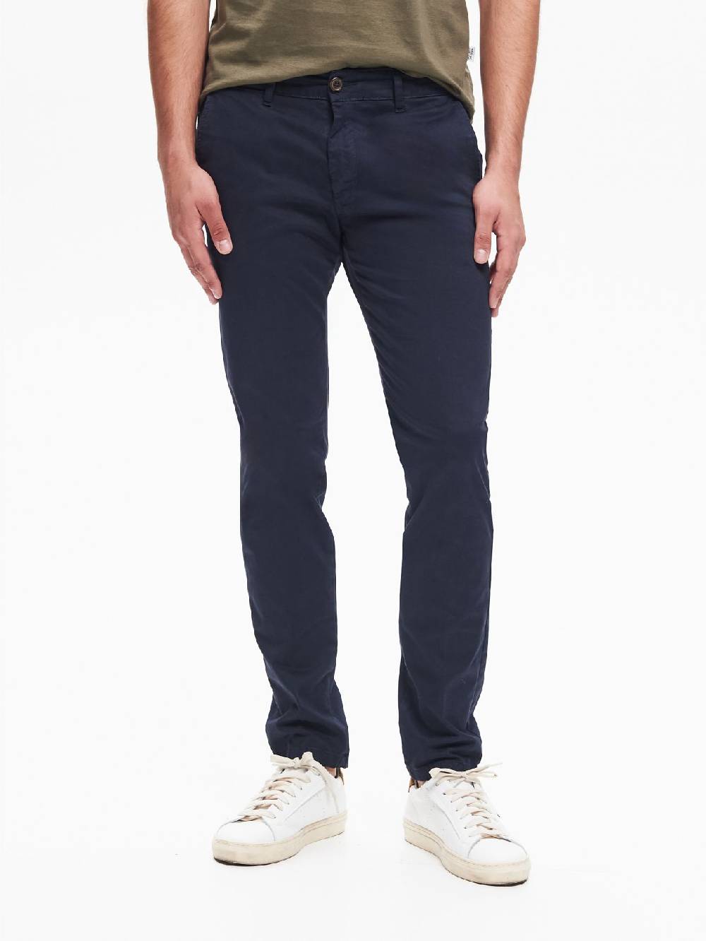 Rinascimento Pantaloni Uomo Chinos Basic Blu QB24 2025