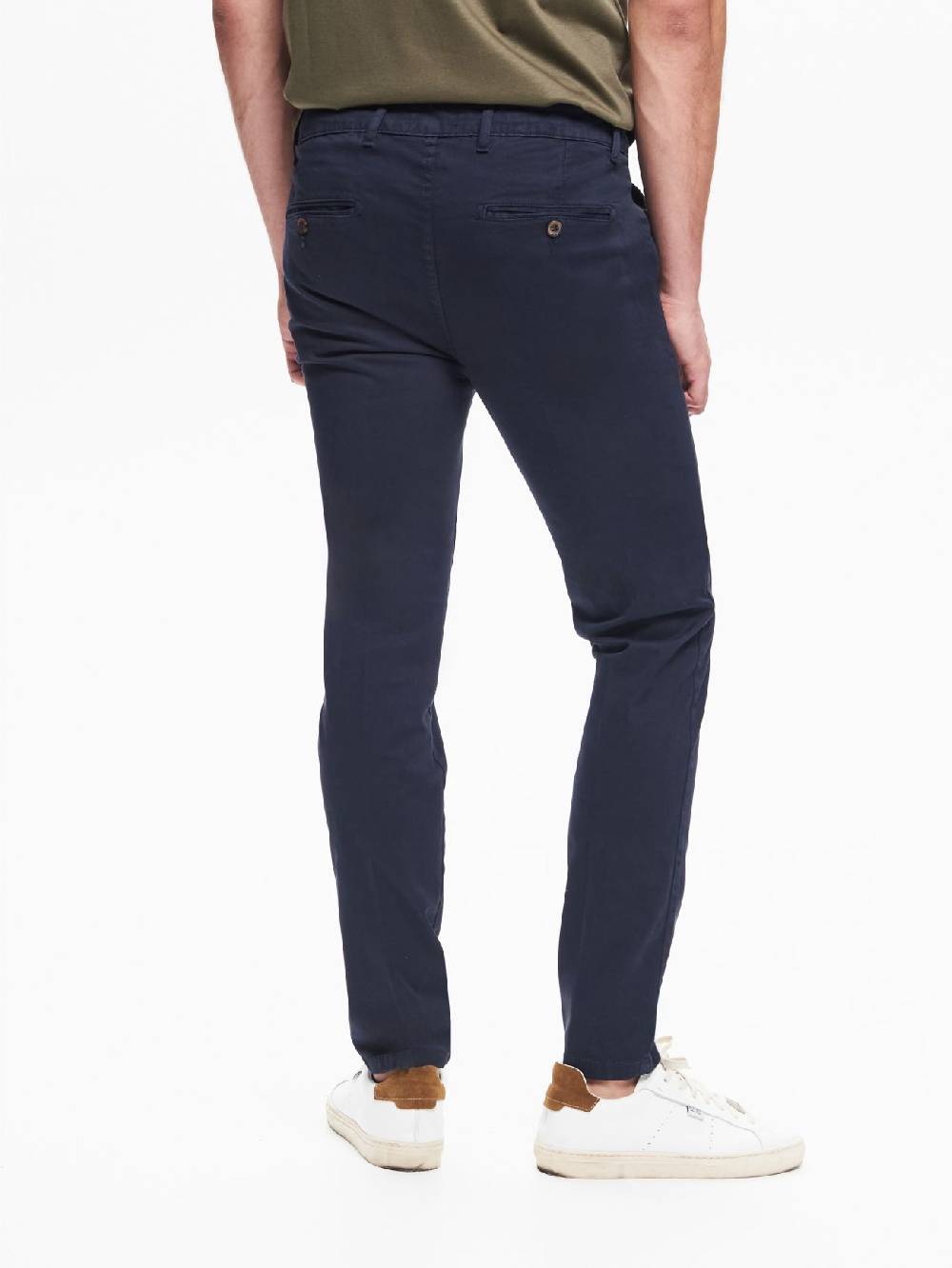 Rinascimento Pantaloni Uomo Chinos Basic Blu QB24 2025
