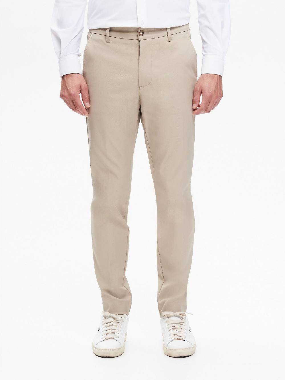 Rinascimento Pantaloni in Tessuto Tecnico Uomo Diagonale QB24 Qualità