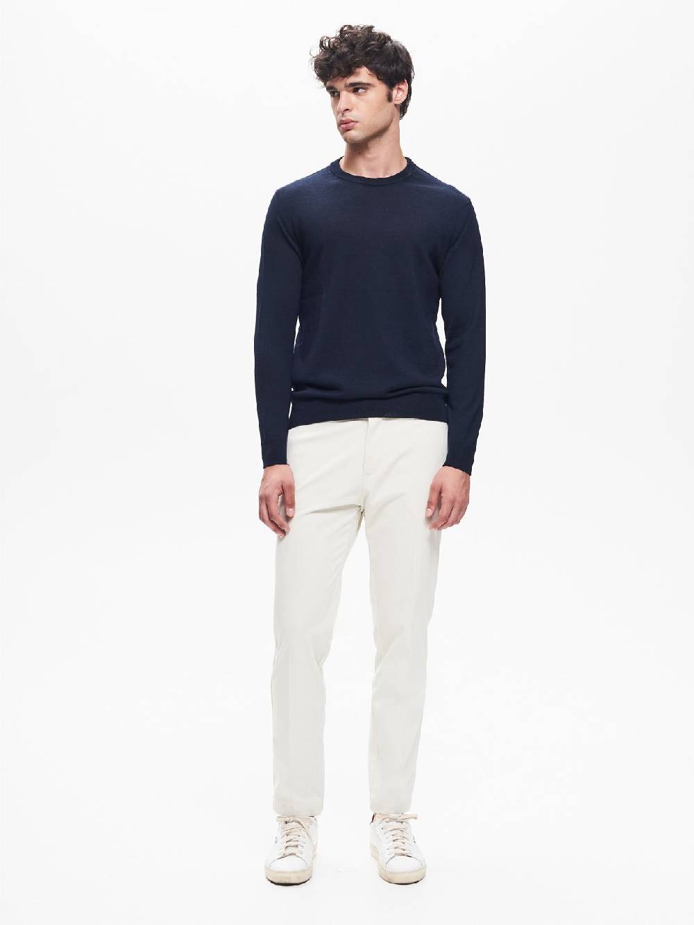 Rinascimento Maglia Girocollo Uomo Basic Blu QB24 Vendita