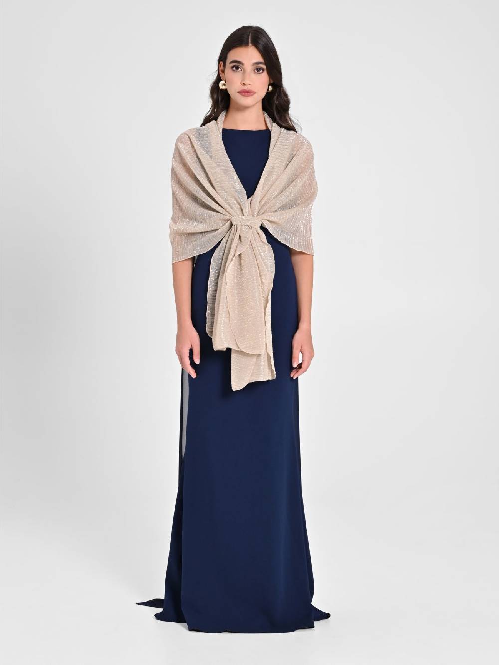 Rinascimento Stola Lurex Oro Shopping Online