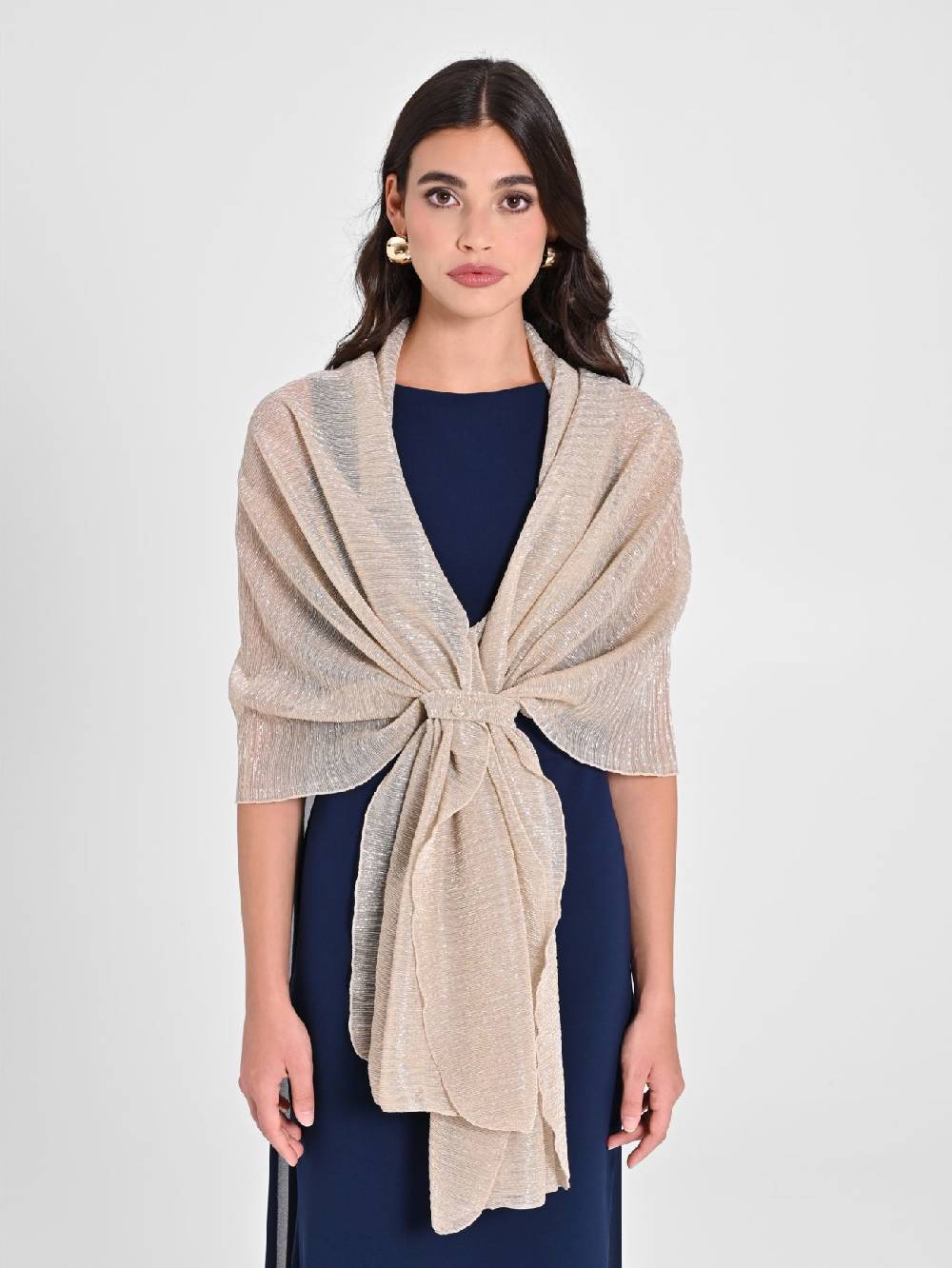 Rinascimento Stola Lurex Oro Shopping Online