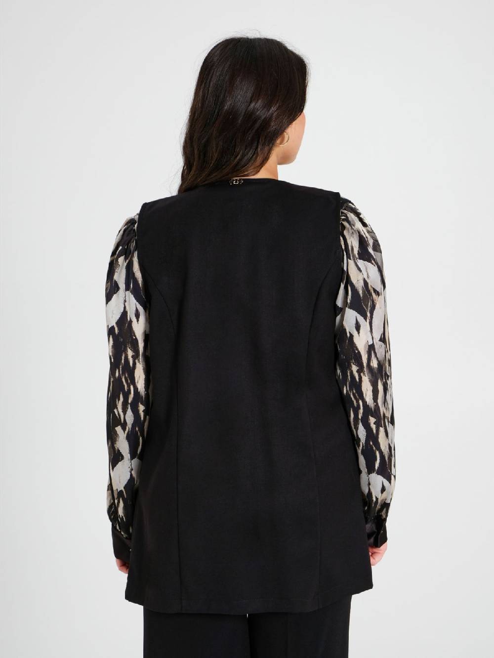Rinascimento Gilet Curvy Nero Nuovo