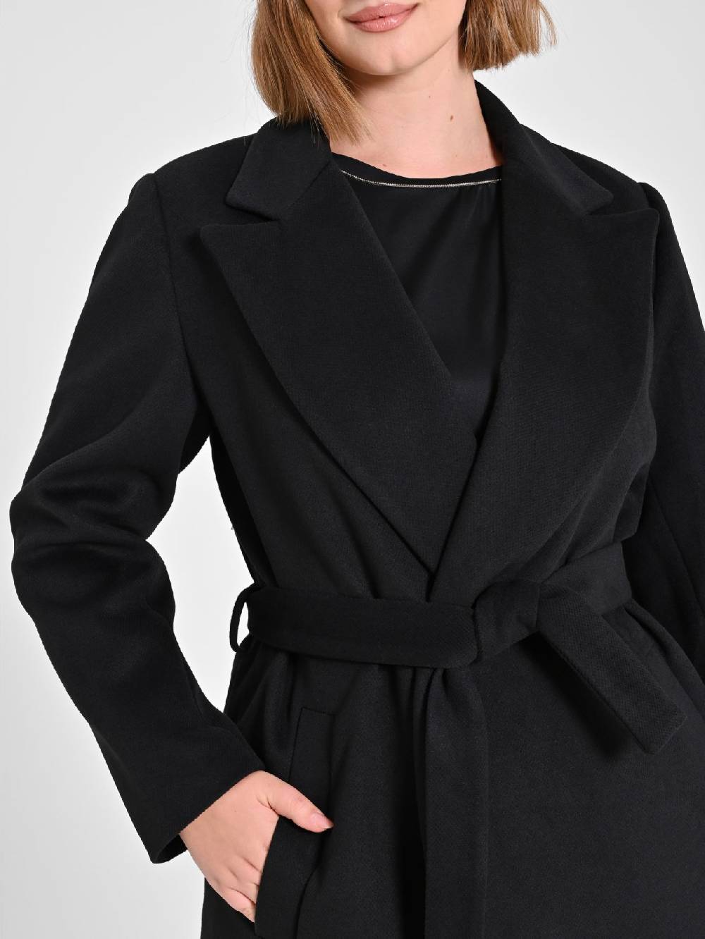 Rinascimento Cappotto Curvy Nero Italia