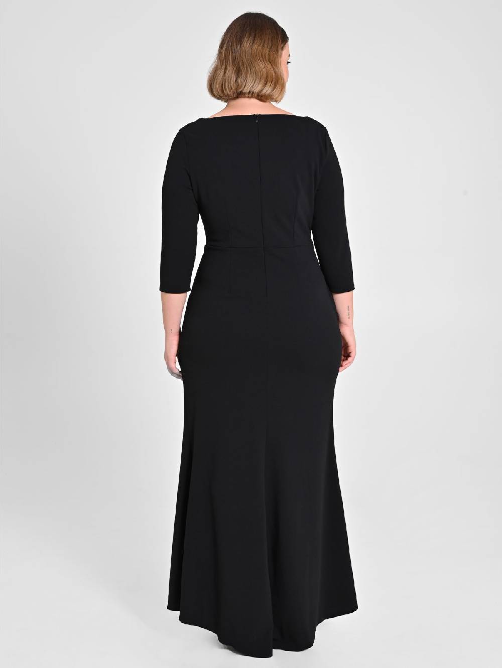 Rinascimento Abito Lungo Curvy Nero Promozione