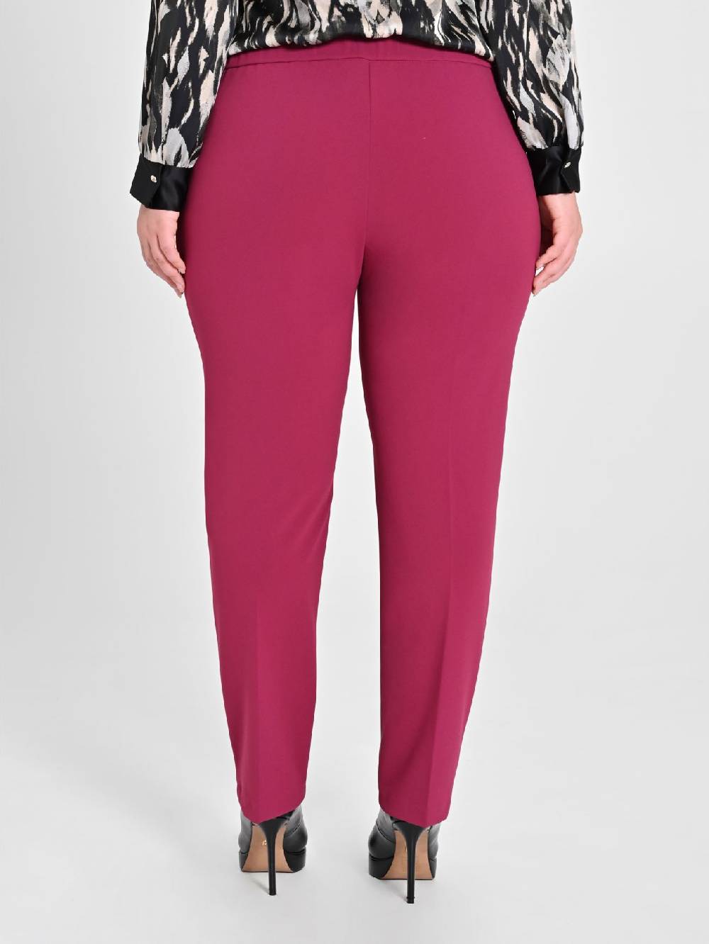 Rinascimento Pantaloni Curvy Skinny Bordeaux Acquista Ora