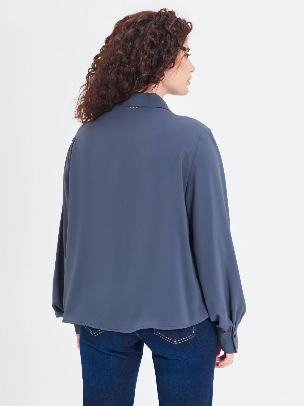 Rinascimento Camicia Curvy Volants Prezzo di fabbrica
