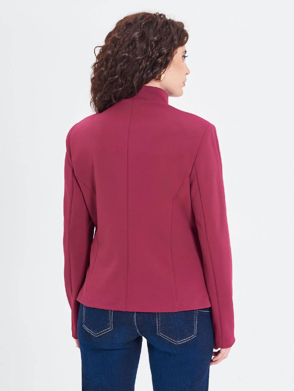 Rinascimento Giacca Curvy Bordeaux In Vendita