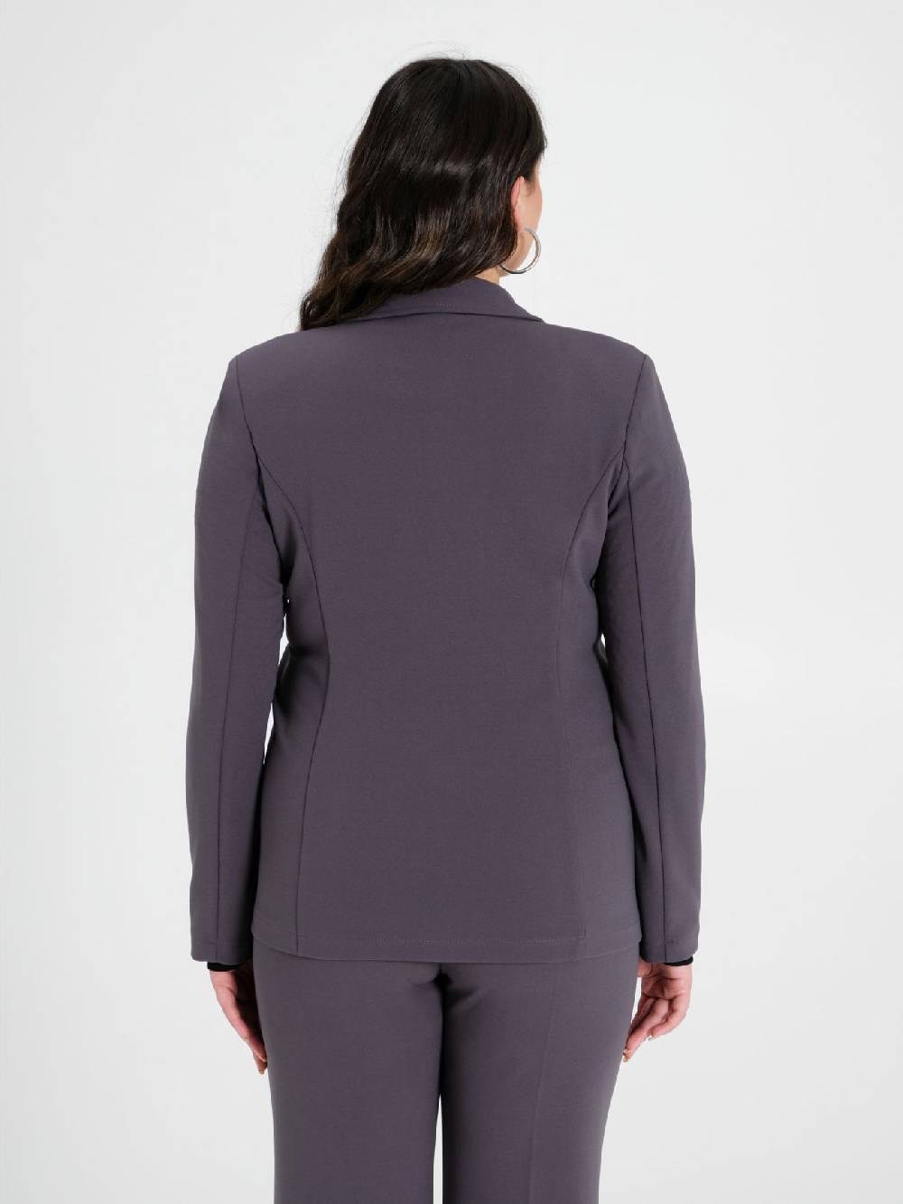 Rinascimento Giacca Curvy Doppiopetto Grigio Scuro Saldi