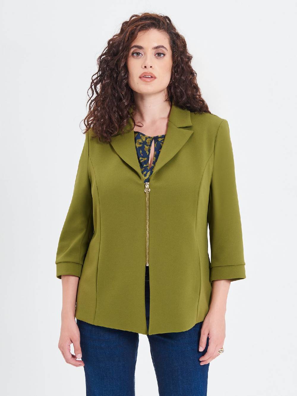 Rinascimento Giacca Curvy Verde Muschio Offerta esclusiva