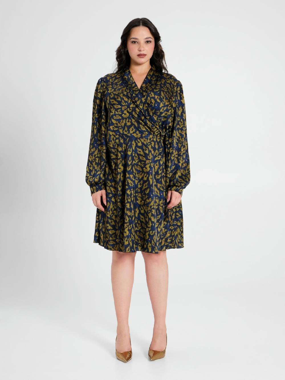 Rinascimento Abito Curvy Animalier Vendita Calda
