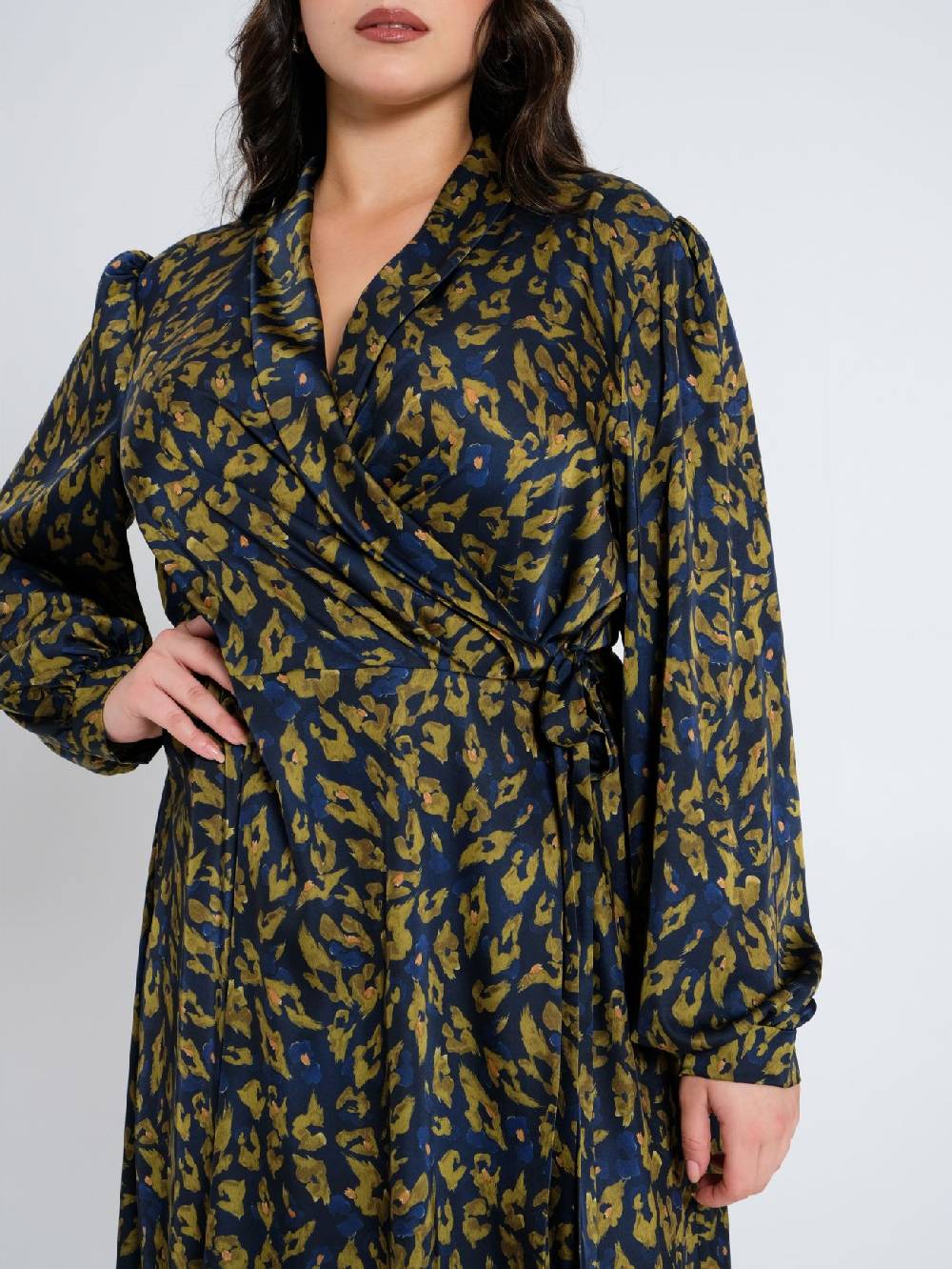 Rinascimento Abito Curvy Animalier Vendita Calda