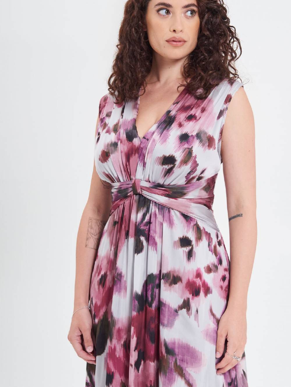 Rinascimento Abito Curvy stampa Fiori Astratti I Più Venduti