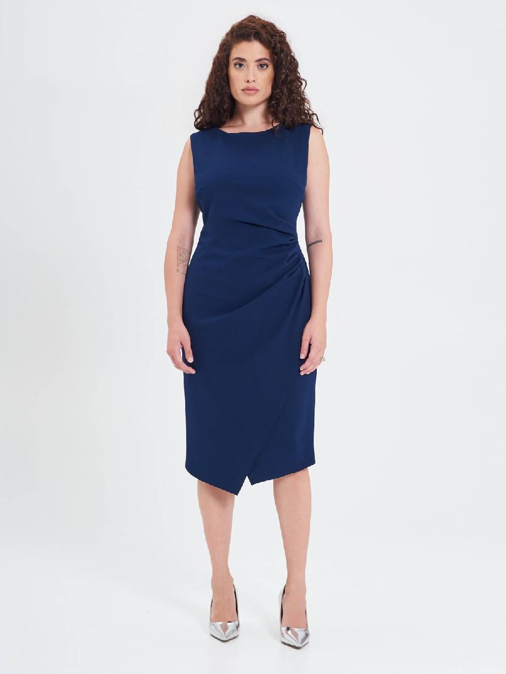 Rinascimento Tubino Curvy Drappeggiato Offerta Anniversario