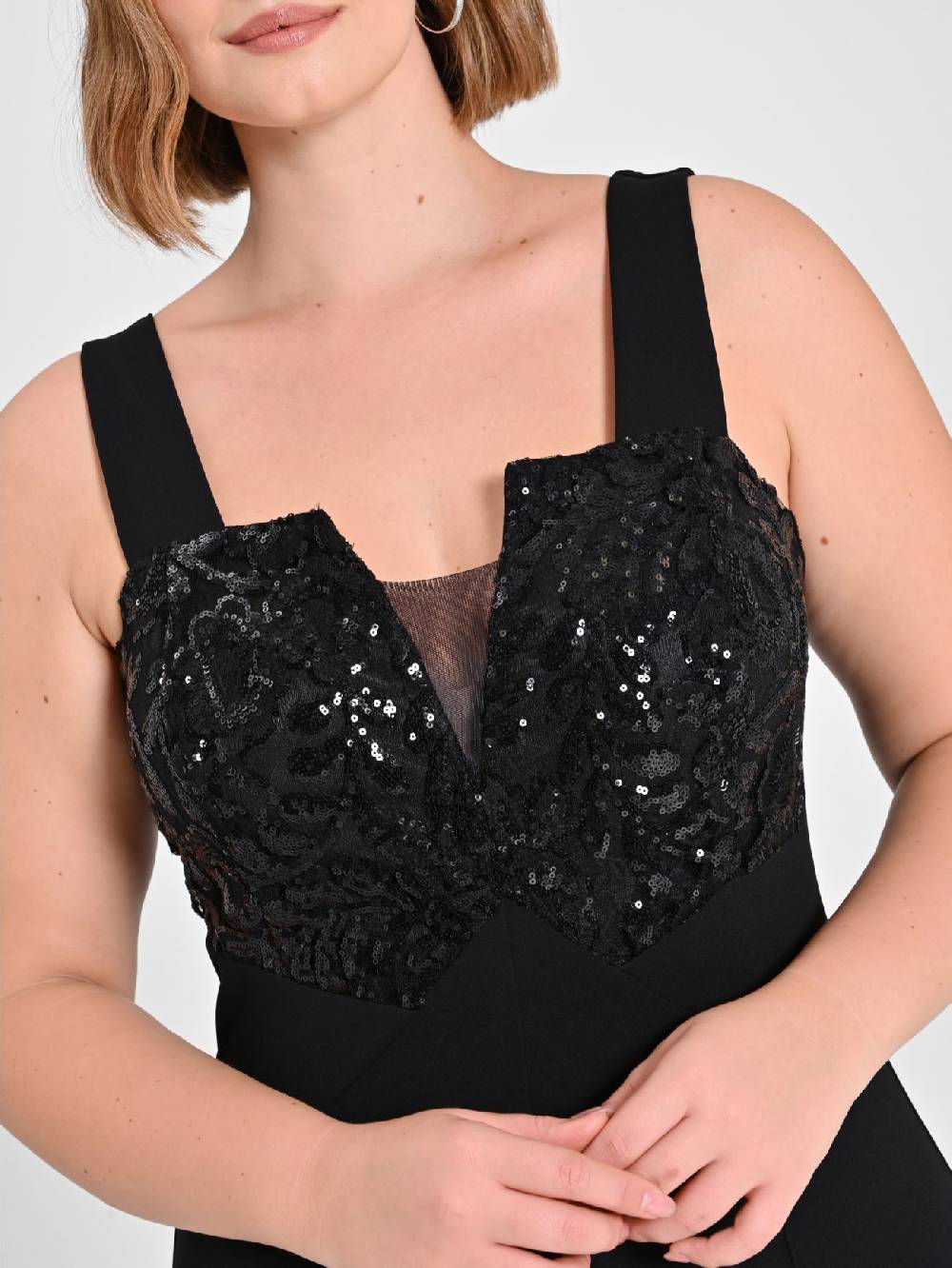 Rinascimento Tuta Curvy con corpino Paillettes Offerte esclusive