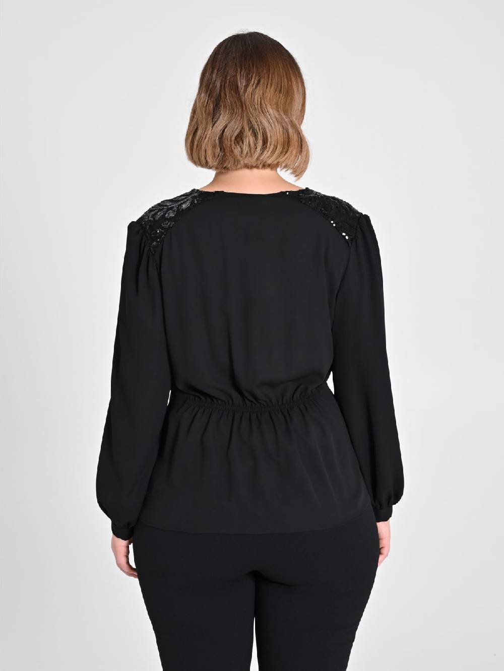 Rinascimento Blusa curvy con dettaglio paillettes Grandi sconti