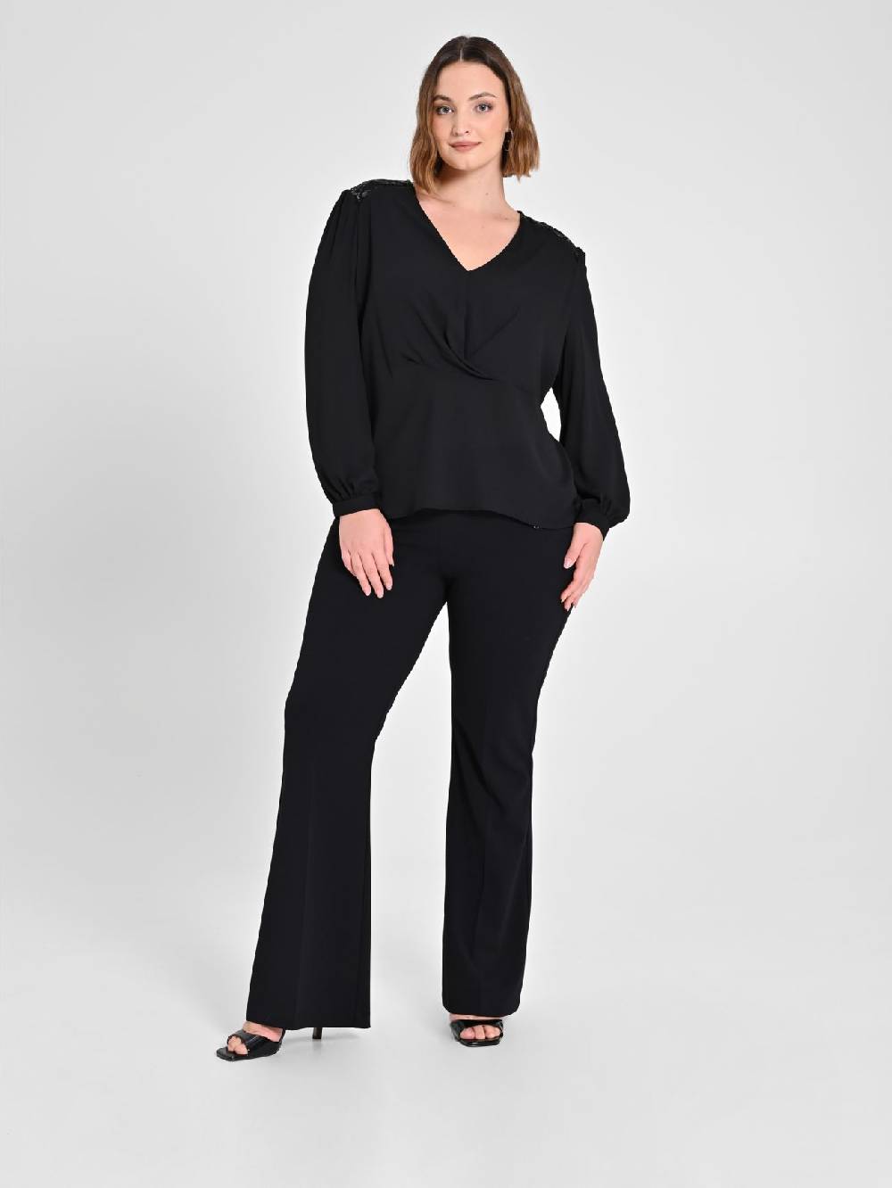 Rinascimento Pantaloni Curvy Neri Comprane uno, ottenene uno gratis