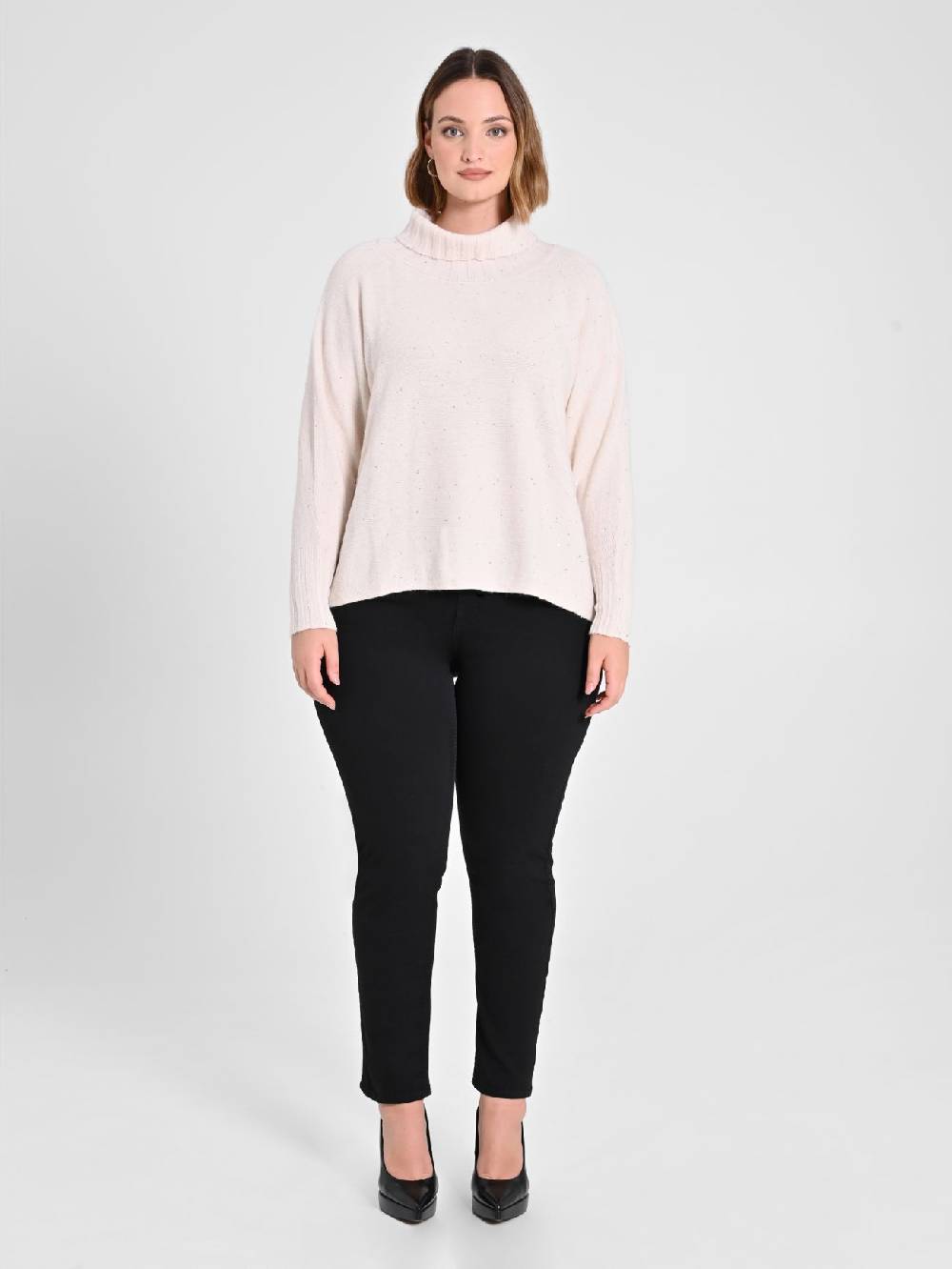 Rinascimento Maglia Curvy Beige Offerte giornaliere
