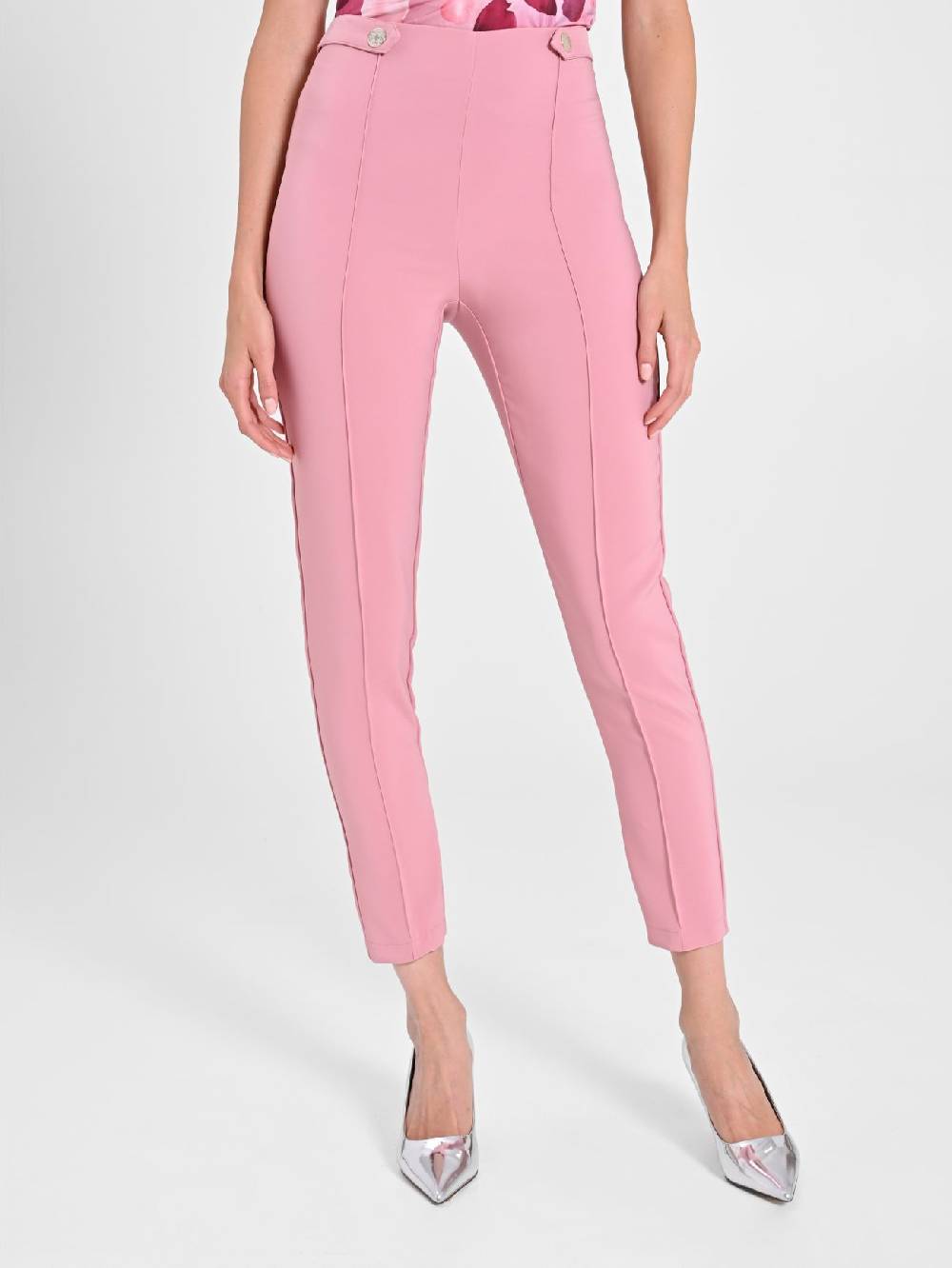 Rinascimento Pantaloni con Pattine Rosa Antico Fino al 50% di sconto