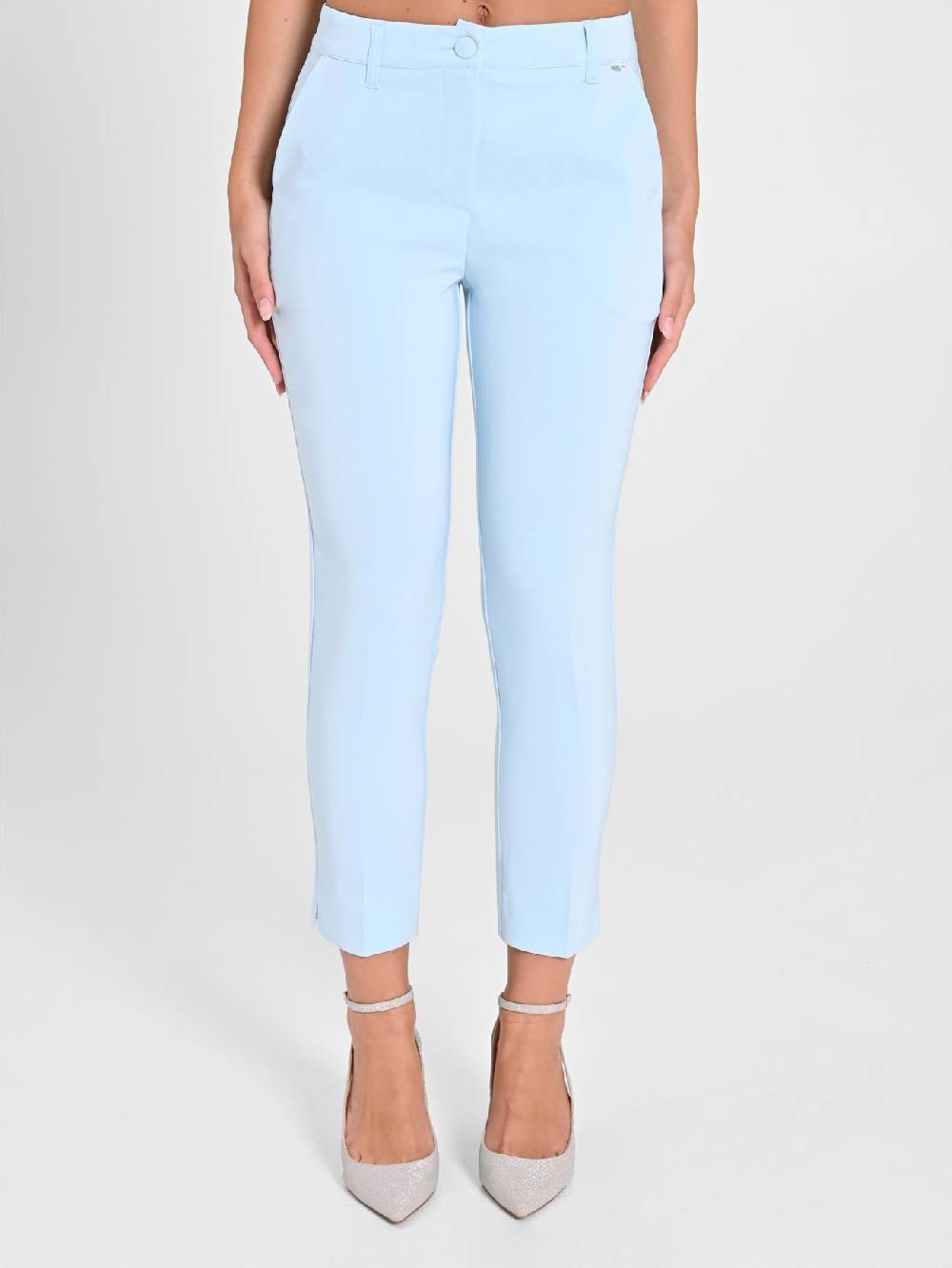 Rinascimento Pantaloni Skinny Azzurri Solo un giorno rimasto