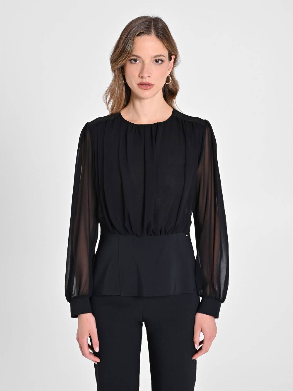 Rinascimento Blusa in Georgette Esporta salva
