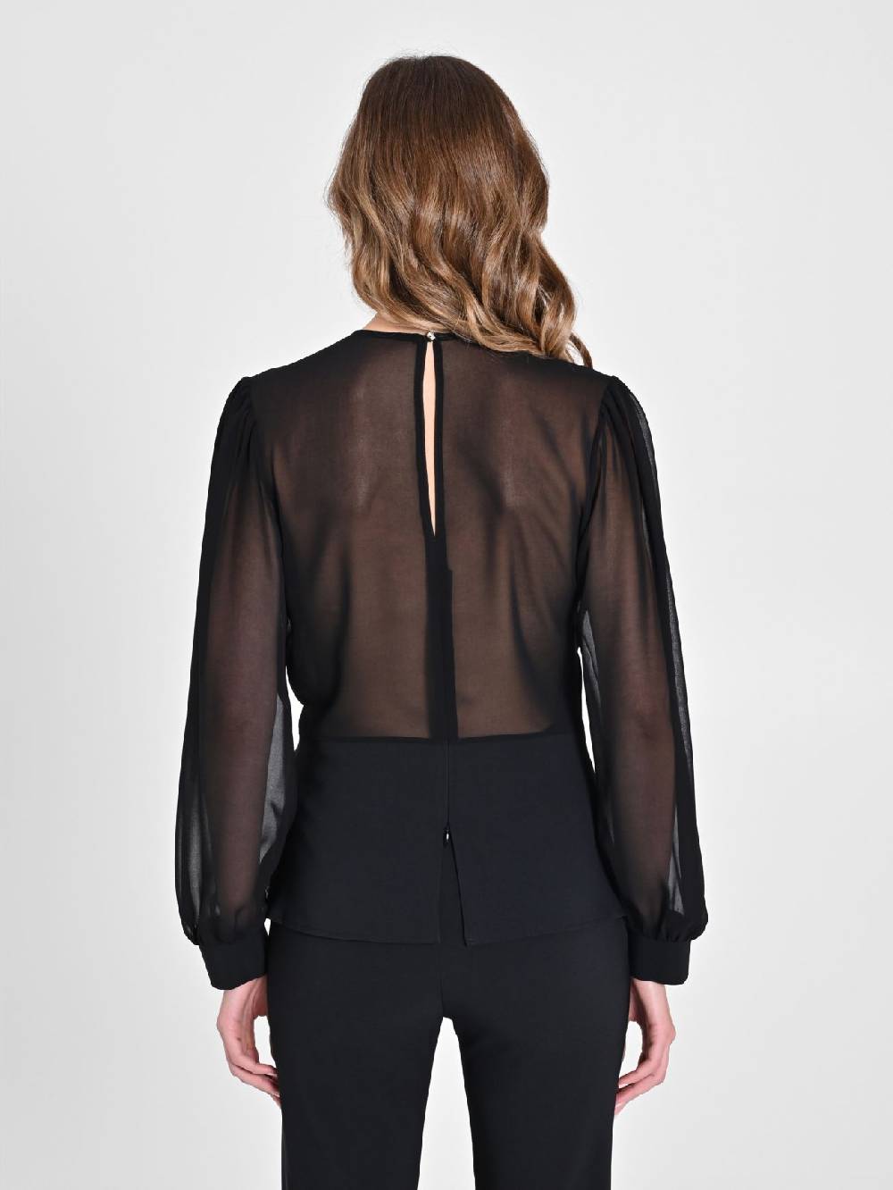 Rinascimento Blusa in Georgette Esporta salva