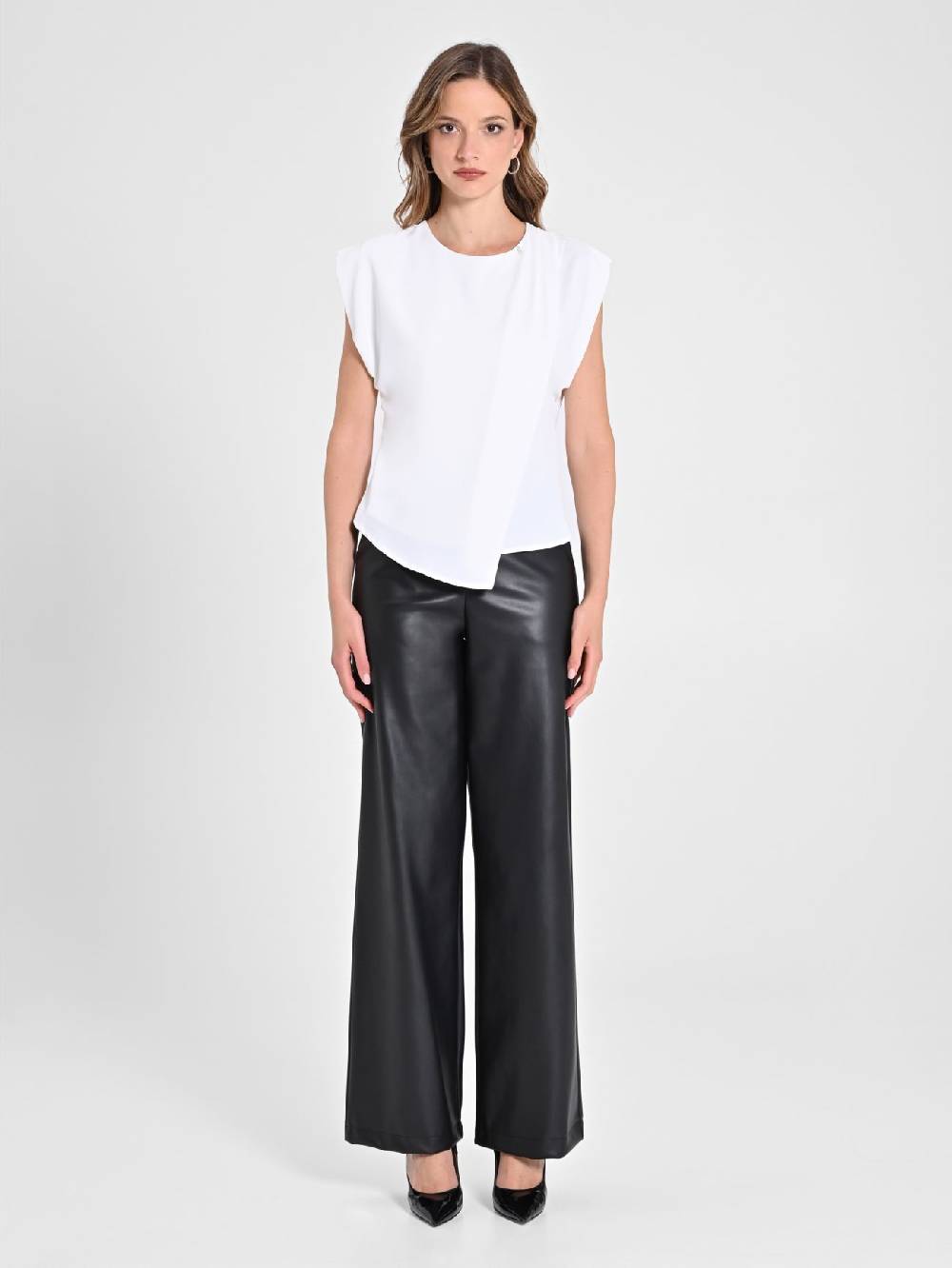 Rinascimento Blusa scatoletta Bianca Black Friday Prezzi
