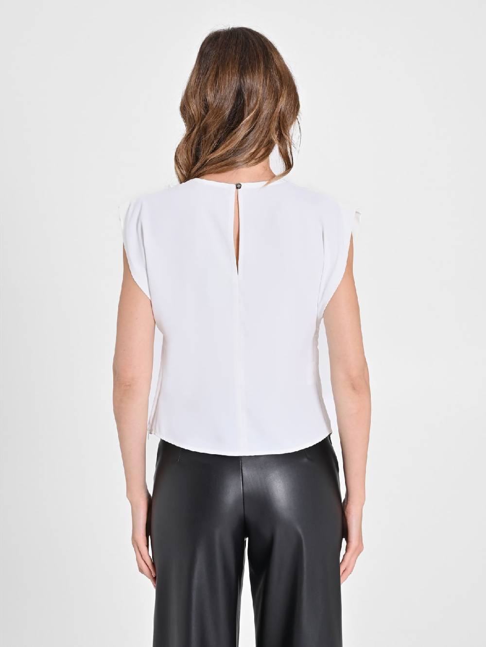 Rinascimento Blusa scatoletta Bianca Black Friday Prezzi