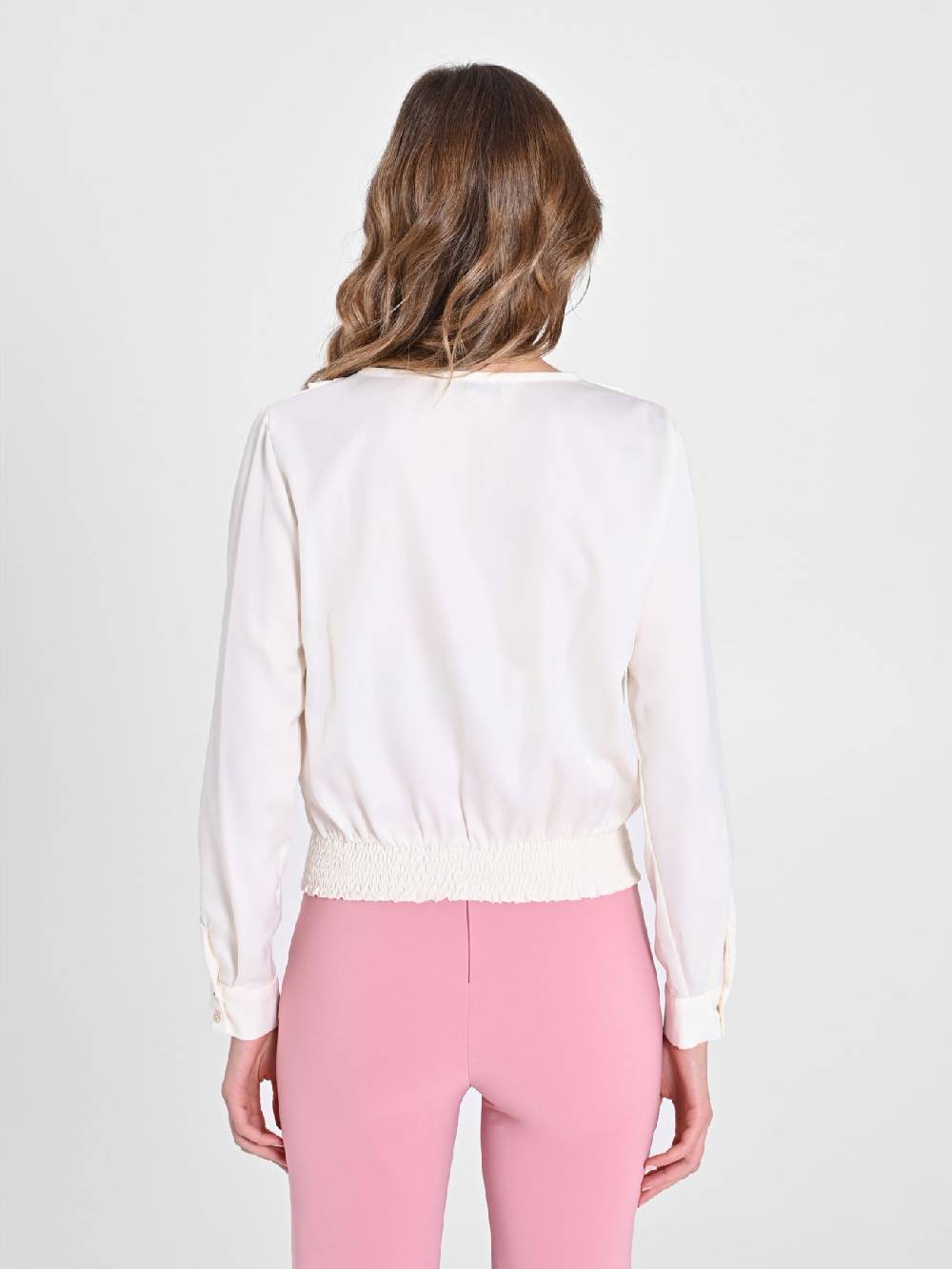 Rinascimento Blusa incrociata in Raso Novità