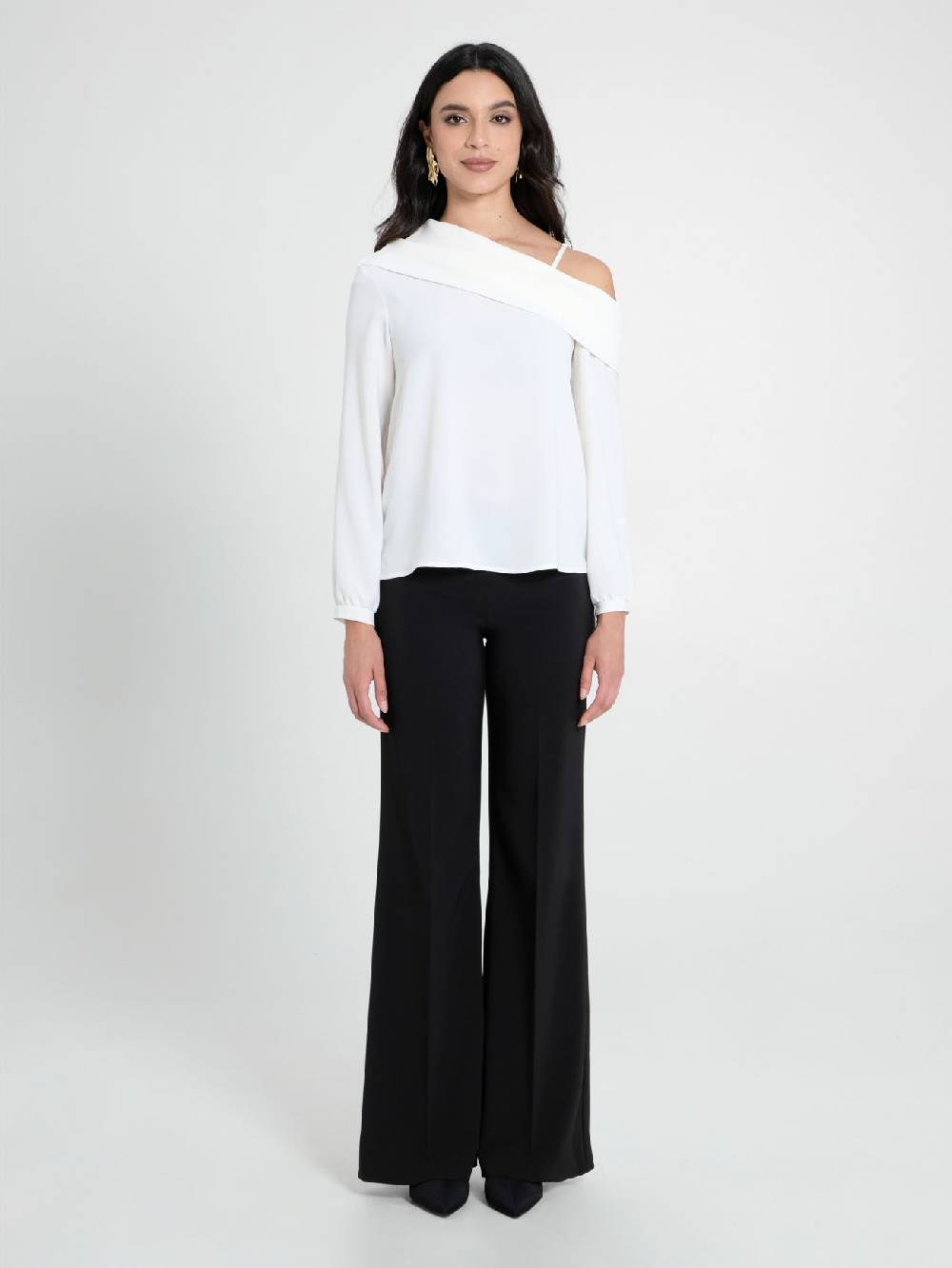Rinascimento Blusa in Raso Opaco Saldi