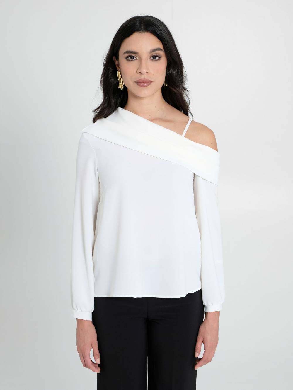 Rinascimento Blusa in Raso Opaco Saldi