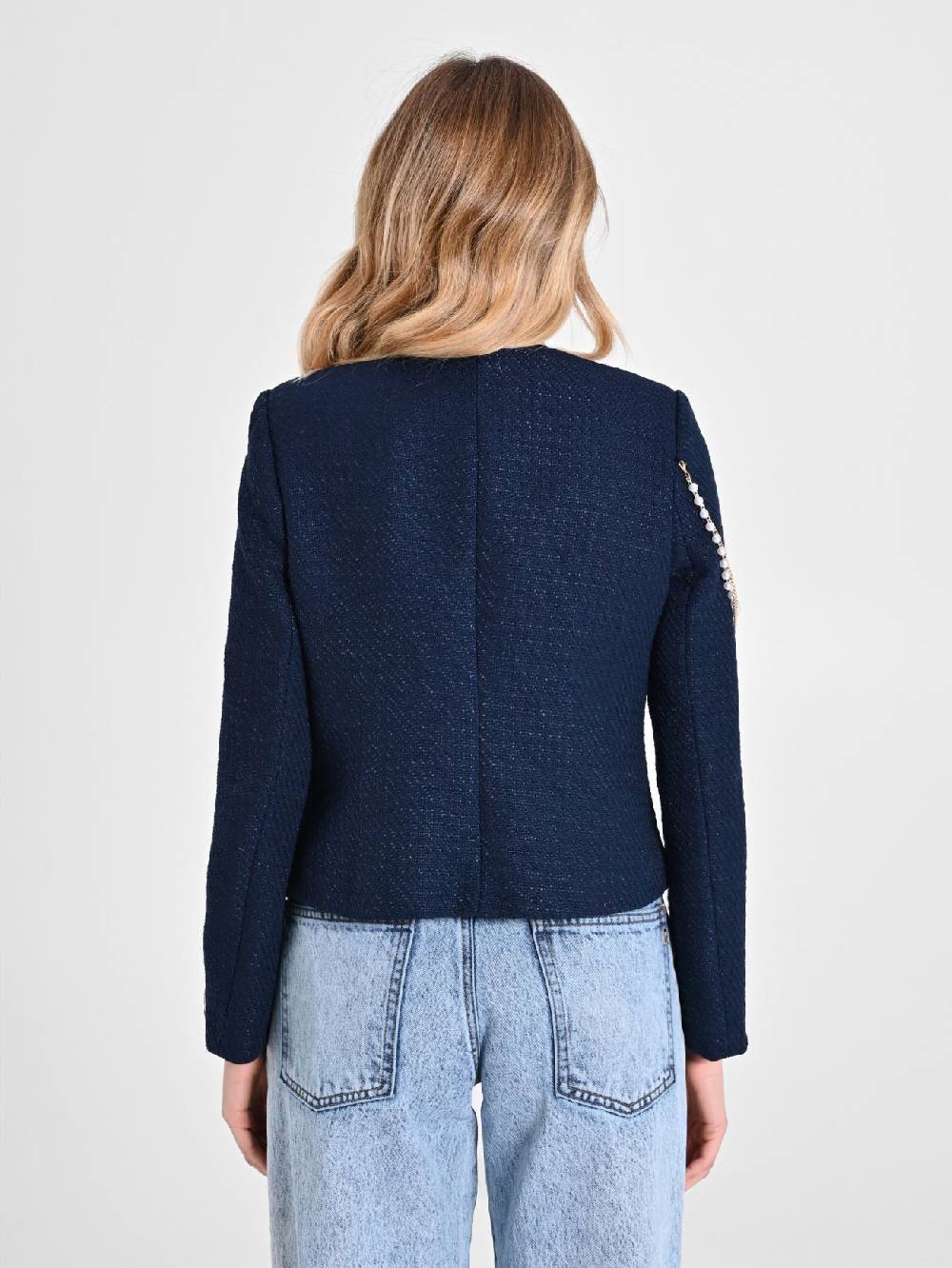 Rinascimento Giacca Corta in Tweed Vendite Flash