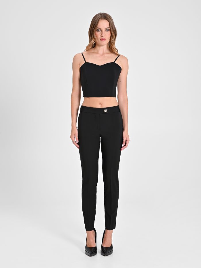 Rinascimento Pantaloni Slim in Tessuto Tecnico Flash Sale