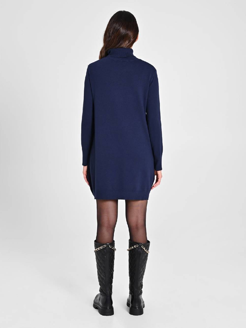 Rinascimento Abito Blu Navy in Maglia Ecotec® Donna Prezzo basso