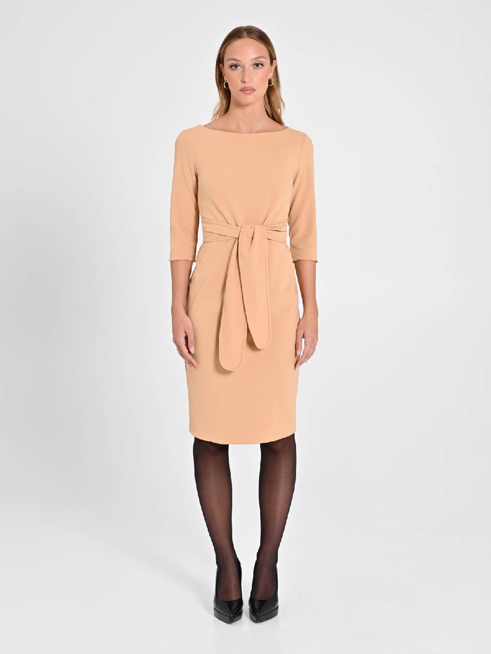 Rinascimento Tubino Beige Nastri Promozione temporanea