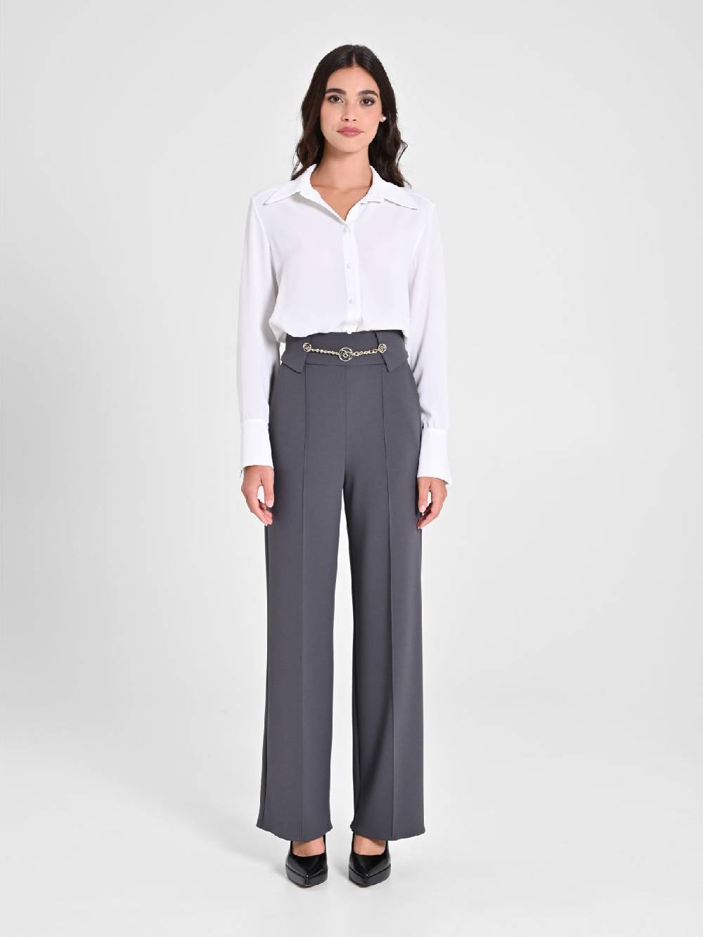 Rinascimento Pantaloni Grigi Chains Only for today