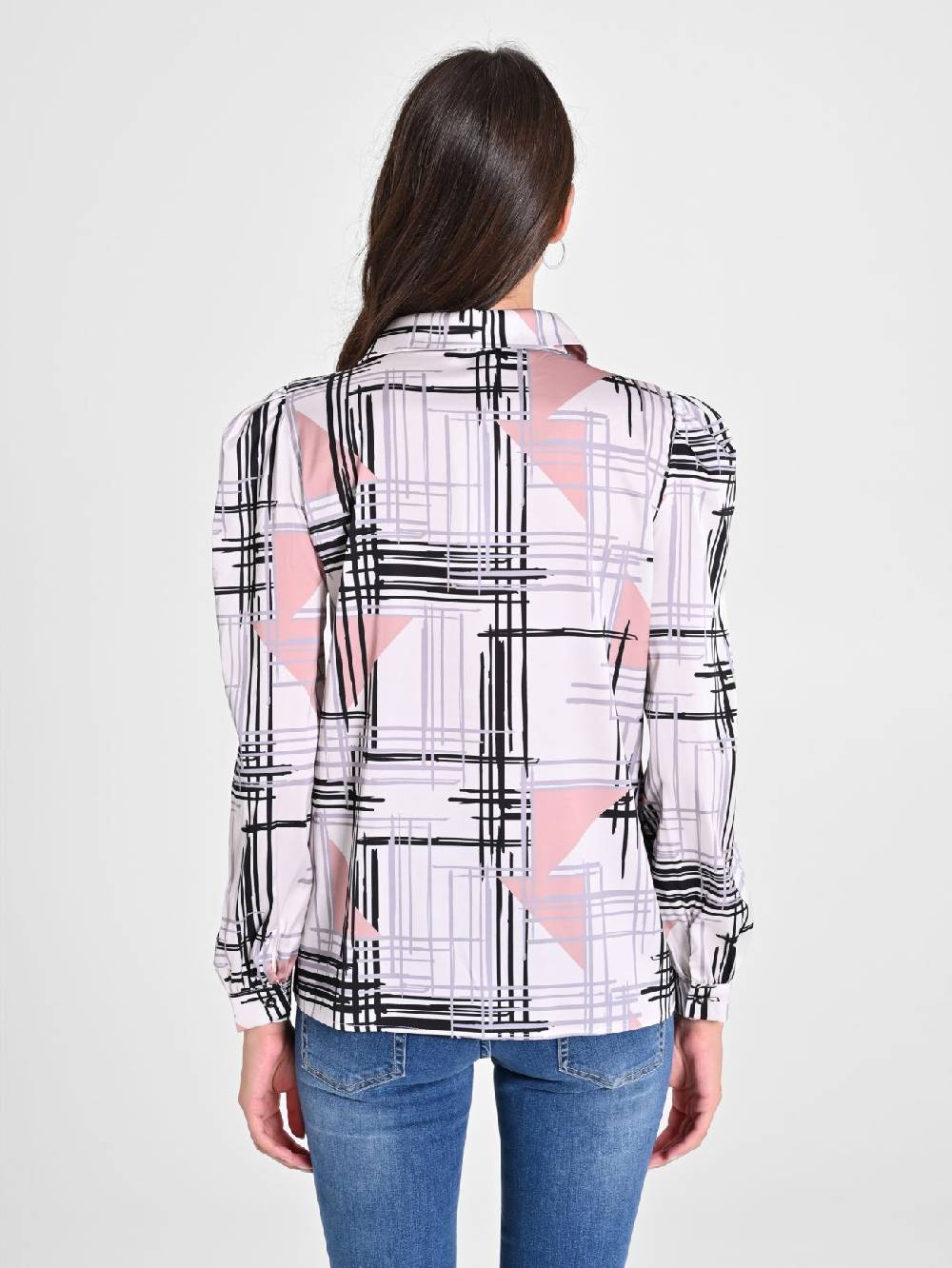 Rinascimento Camicia stampa Geometrica 50% di sconto con spedizione gratuita