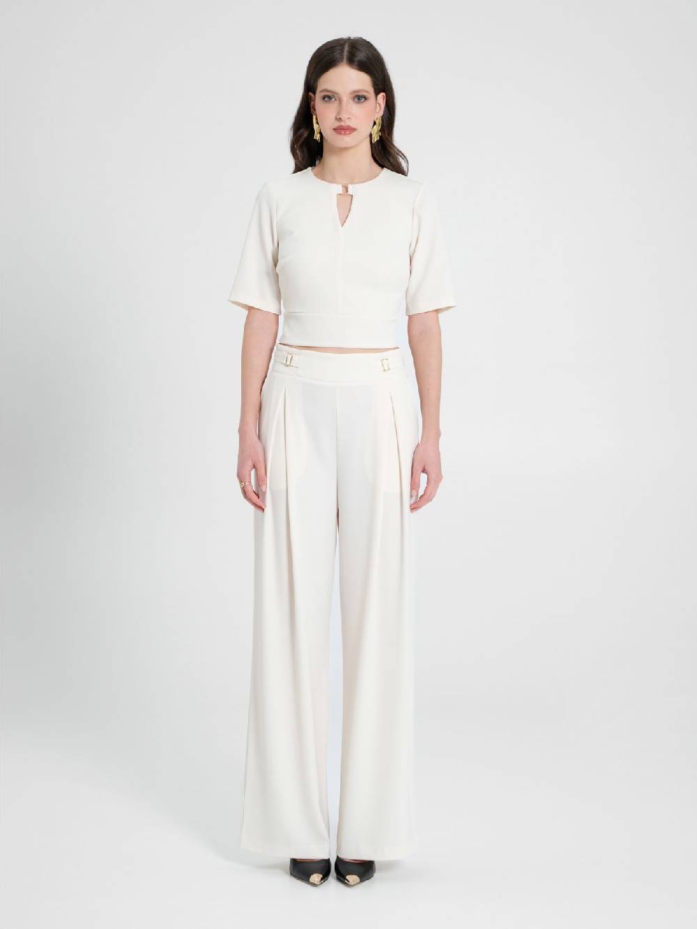 Rinascimento Blusa con Fibbia In vendita