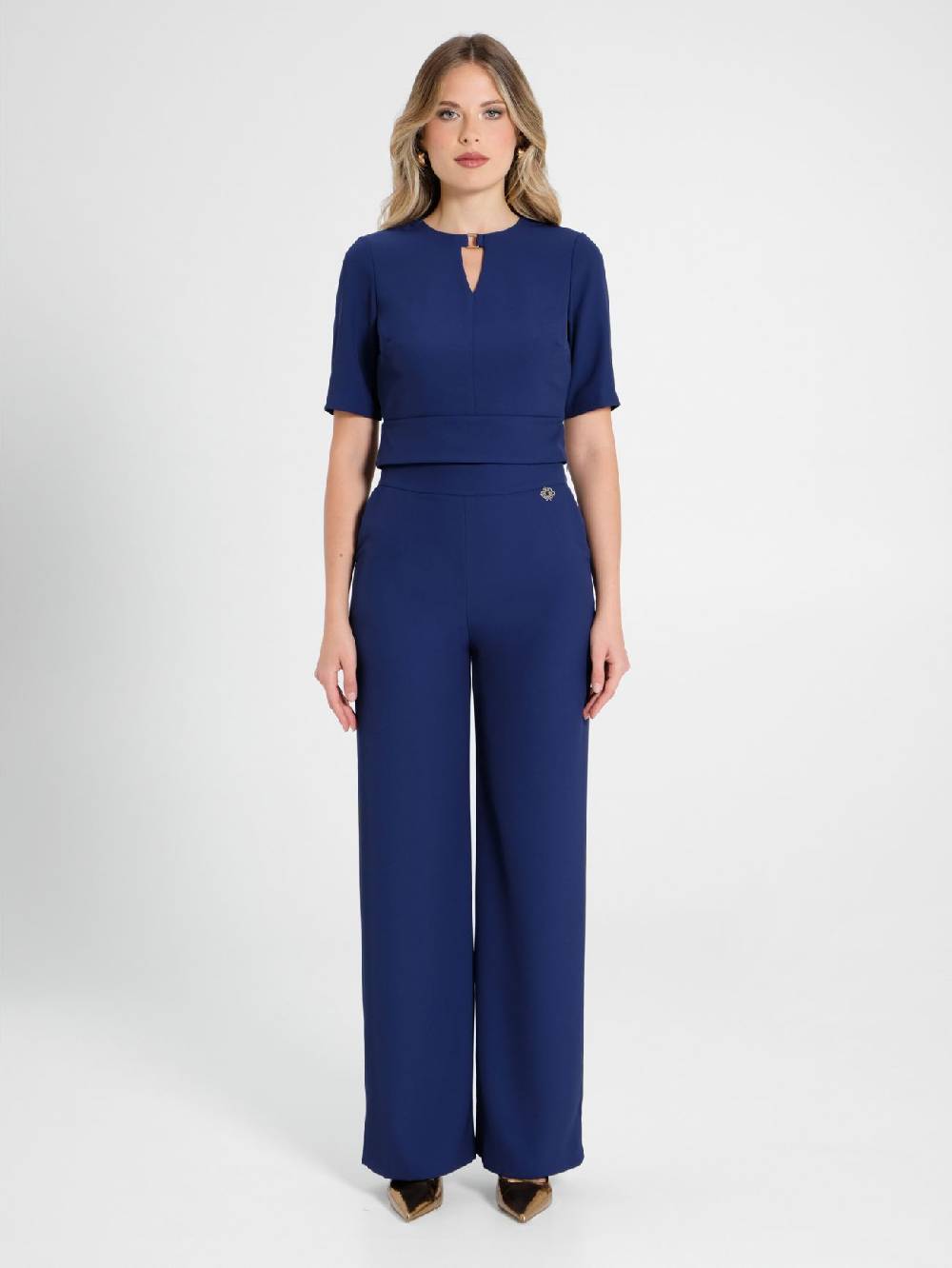 Rinascimento Pantaloni con Fibbie Duty-free