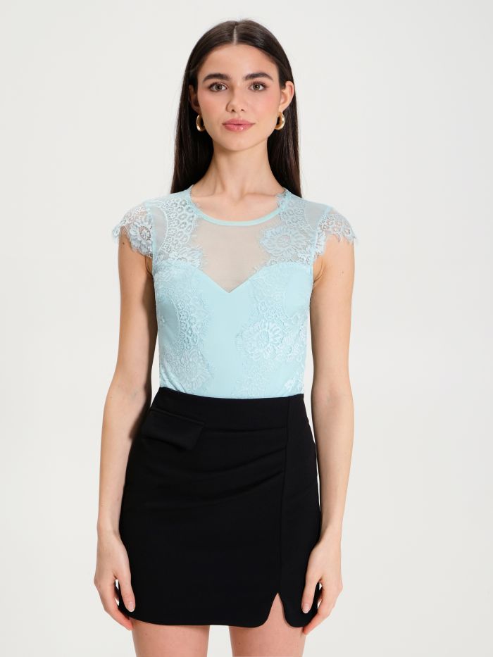 Rinascimento Top Body in Pizzo Nuova