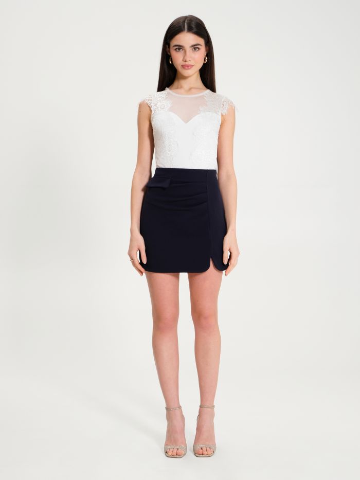 Rinascimento Top Body in Pizzo Spedizione gratuita