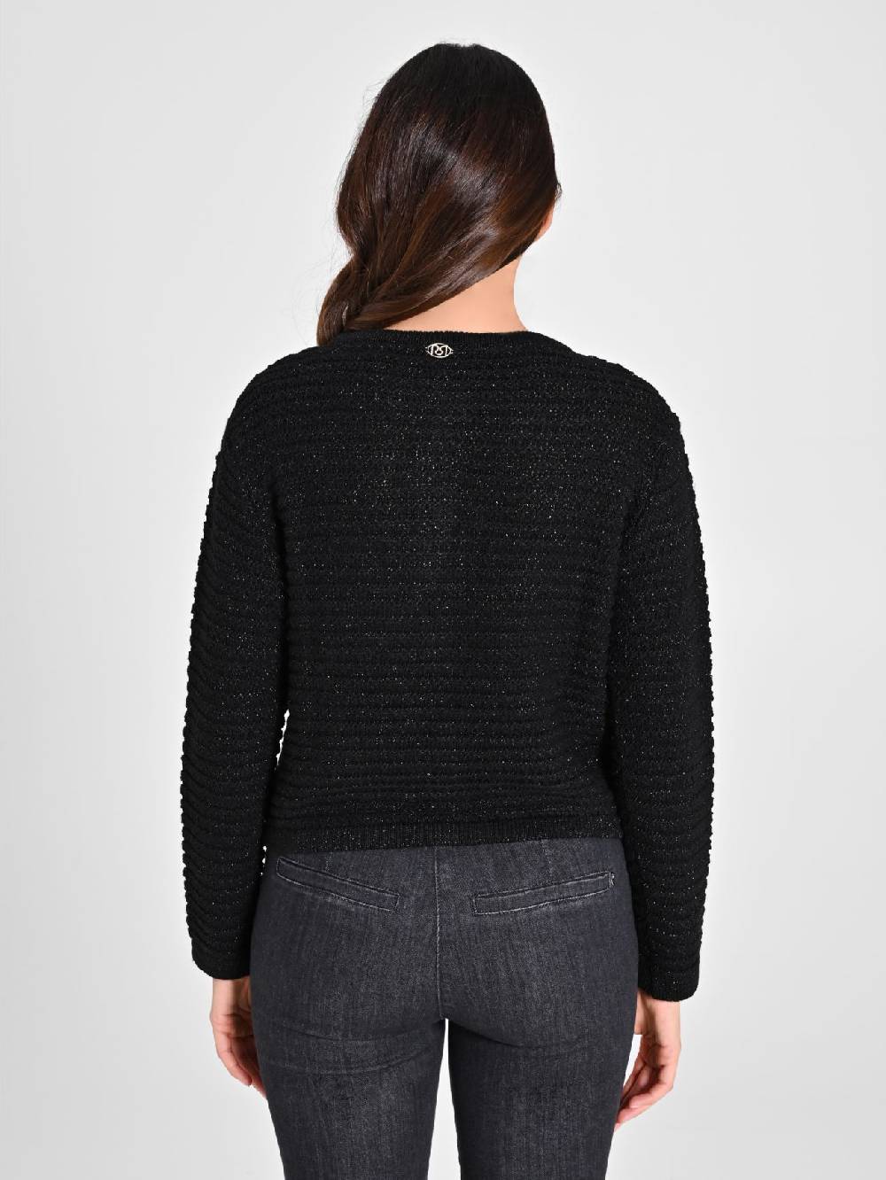 Rinascimento Cardigan Lurex Argento Black Friday