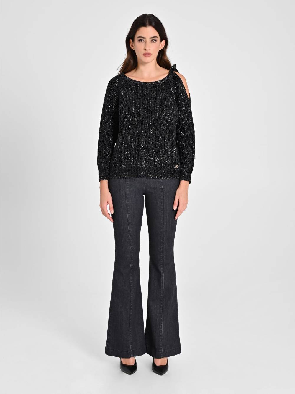 Rinascimento Maglioncino Fiocco Nero & Argento Cyber Monday