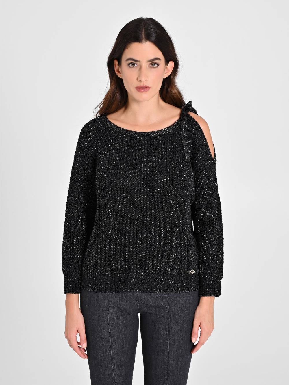 Rinascimento Maglioncino Fiocco Nero & Argento Cyber Monday