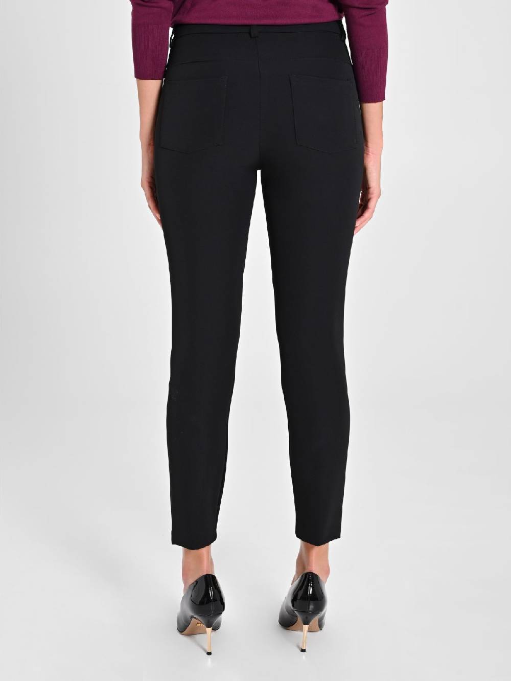 Rinascimento Pantaloni Skinny Neri Offerta natalizia