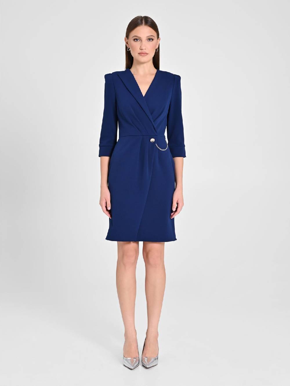 Rinascimento Abito Wrap Blu Latest fashion