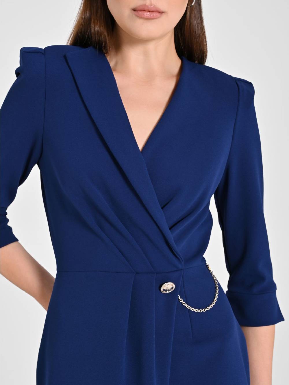 Rinascimento Abito Wrap Blu Latest fashion